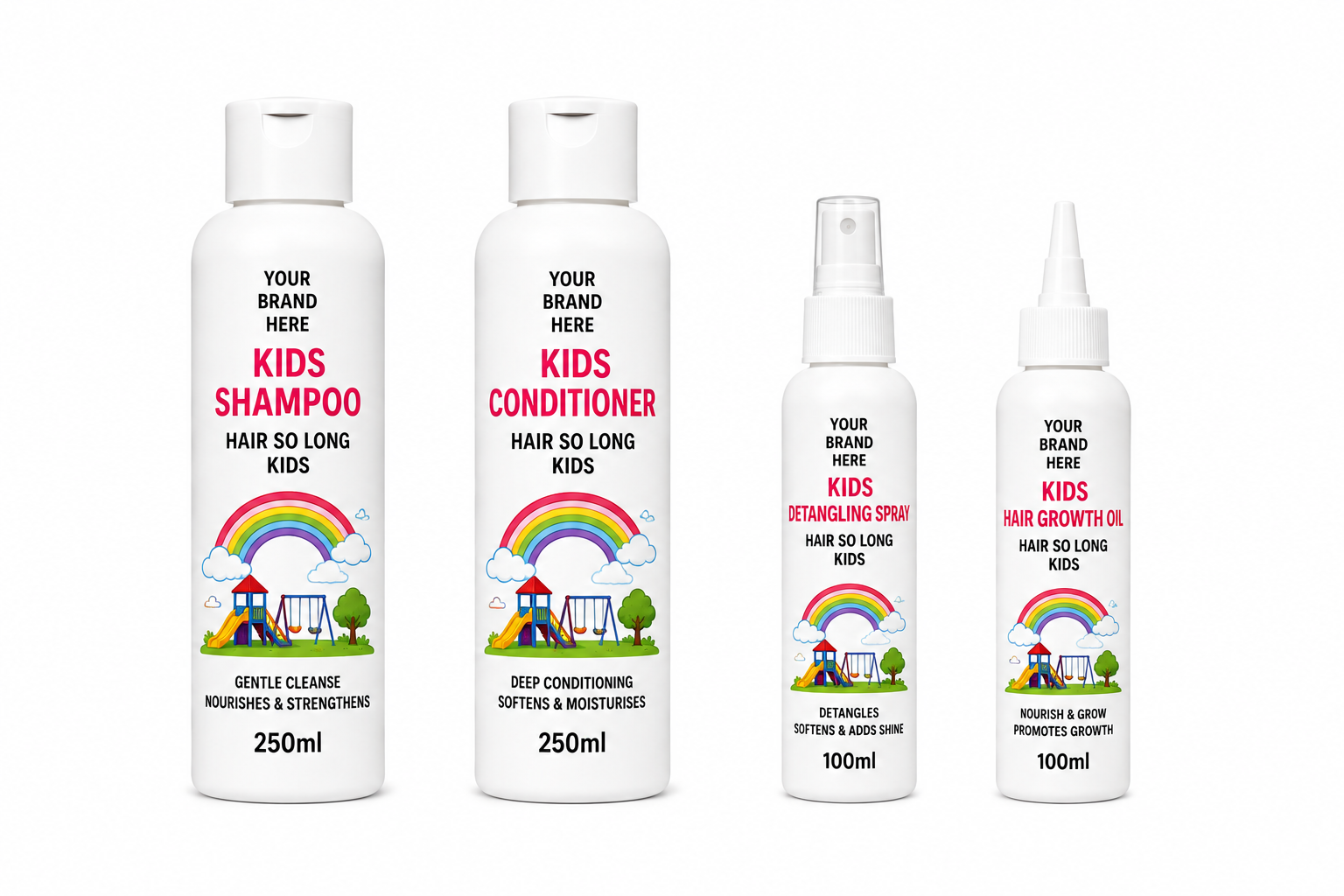 Kids Hair Growth Combo – Business in a Box- 20 Products - With Custom Labels