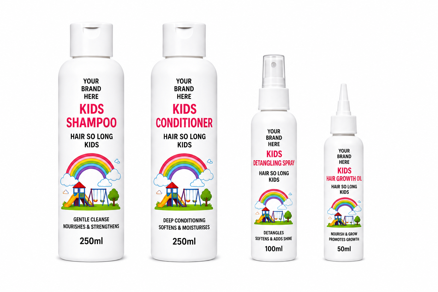 Kids Hair Growth Combo – Business in a Box- 40 Products - With Custom Labels
