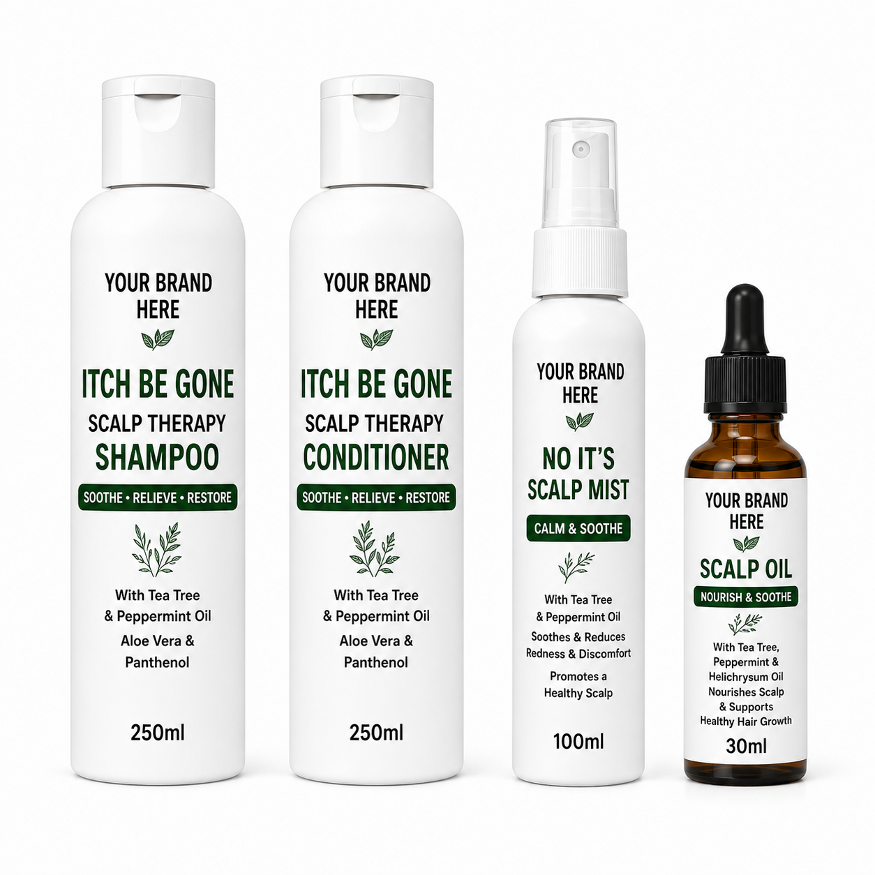 Scalp Therapy – Business in a Box-40 Products- With Custom Labels