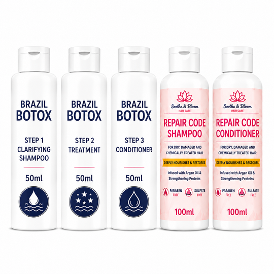 Brazil Botox 3-Step Hair Care Kit + Repair Code Duo