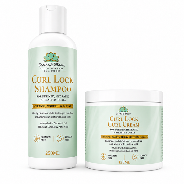 Curl Lock Shampoo & Curl Cream Combo