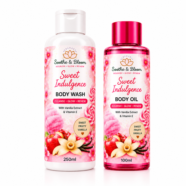Sweet Indulgence Body Wash &amp; Body Oil Combo