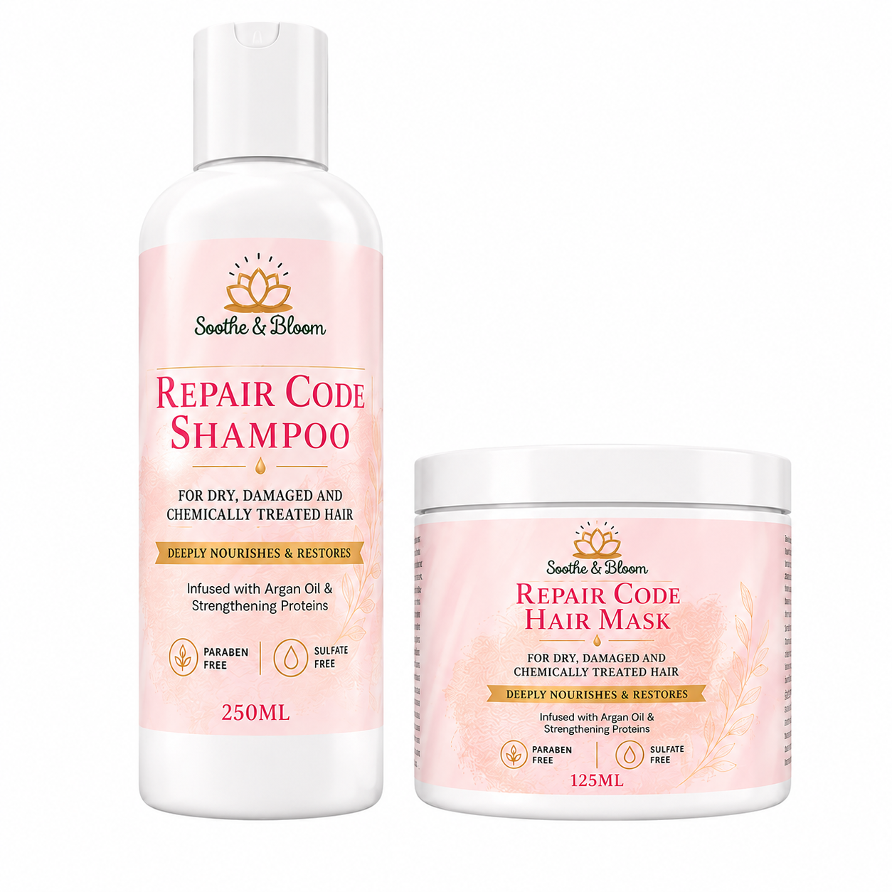 Repair Code Shampoo & Hair Mask Combo