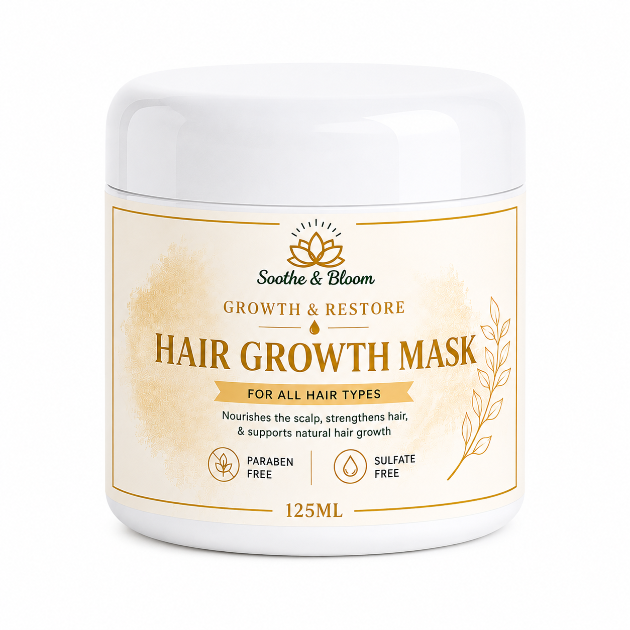 GROWTH & RESTORE SULFATE-FREE HAIR GROWTH MASK 125ML