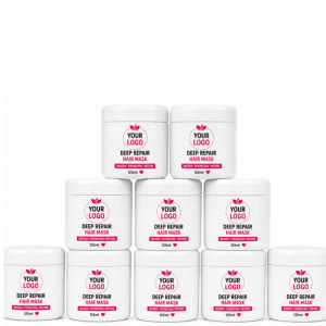 Bulk 10 x 125ml Keratin & Argan Deep Repair Mask with Custom Labels